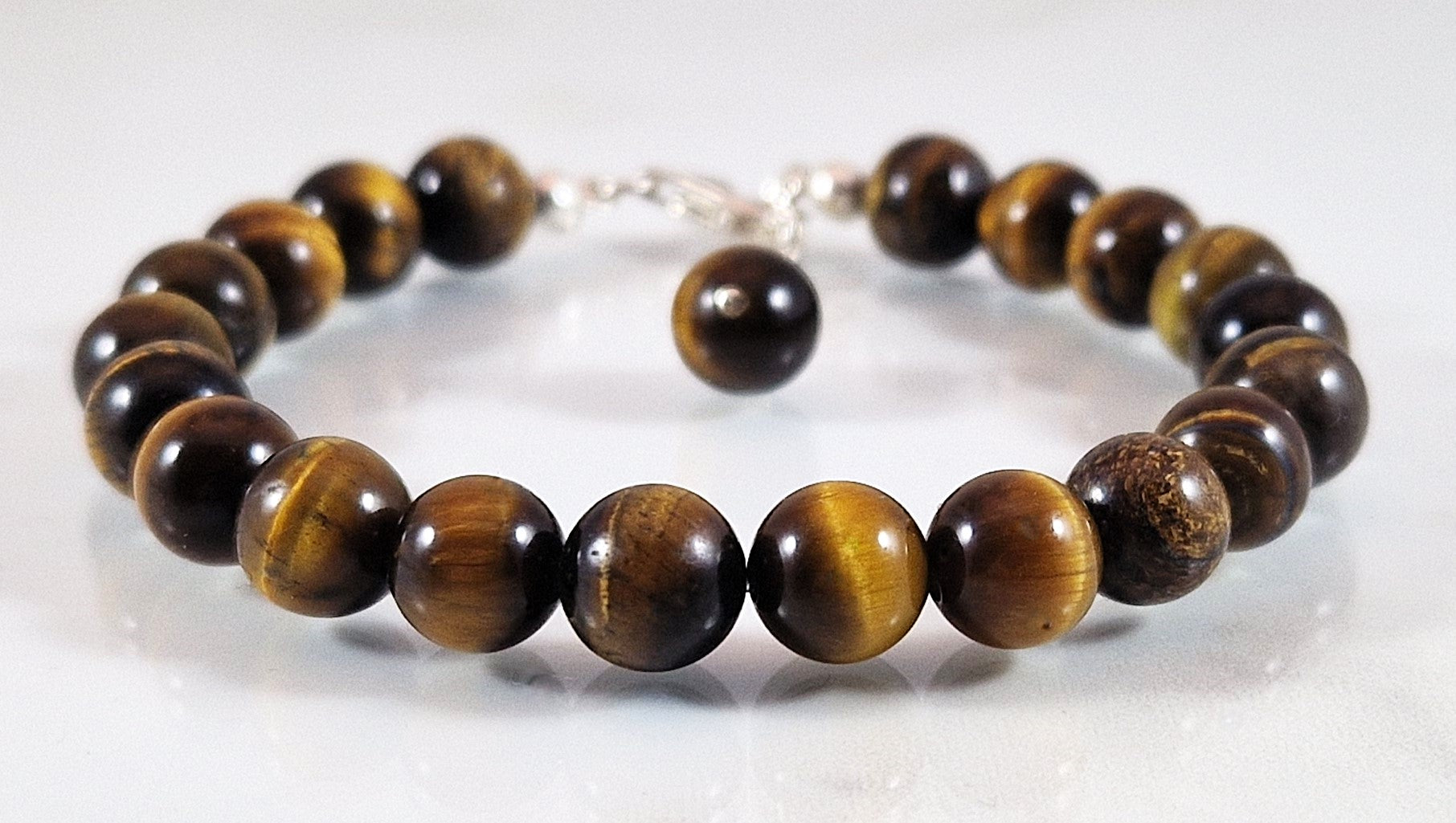Armband Tigeröga (8 mm)