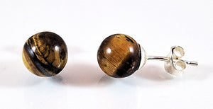 Örhängen Tigeröga 8 mm